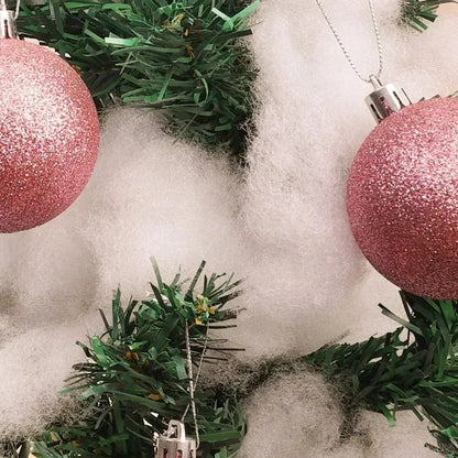 Decoração neve falsa de Natal para artesanato decoração interna neve artificial cobertor