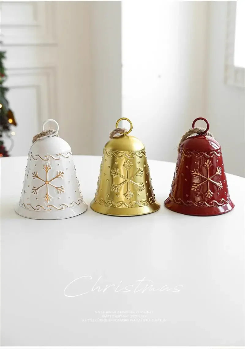 Enfeites De Sino De Natal Decoração de Pendentes, Sinos Decorativos de Natal em Metal