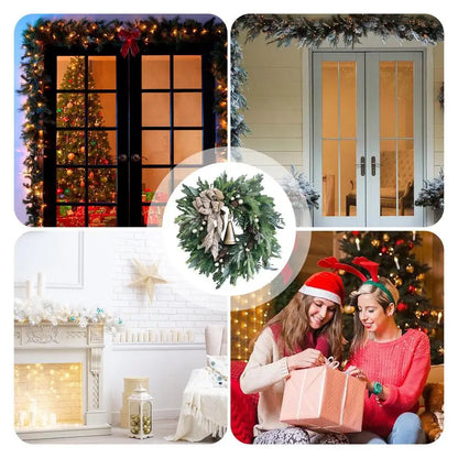 Guirlanda de Natal Artificial Fitas de Agulha de Pinheiro Para Guirlanda À Prova D' Água