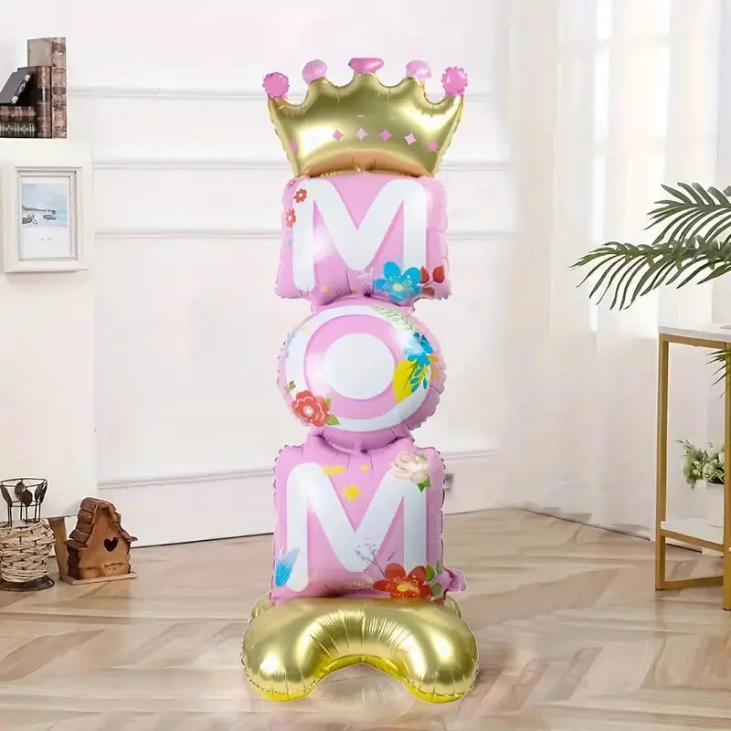 Balões para o Dia das Mães, balões para o Dia das Mães, balões metalizados Feliz Dia Mama