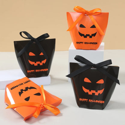 Sacos de doces de Halloween 6 peças, lembrancinhas de festa de Halloween para doces