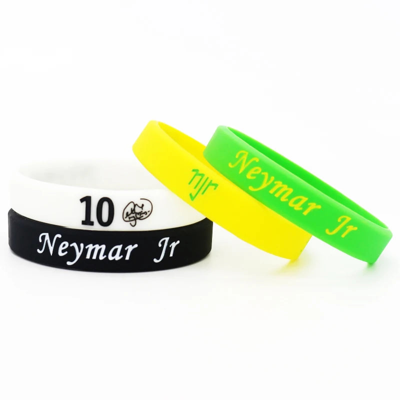 Pulseira de Copa do Mundo Pulseira esportiva silicone futebol futebol motivacional fitness