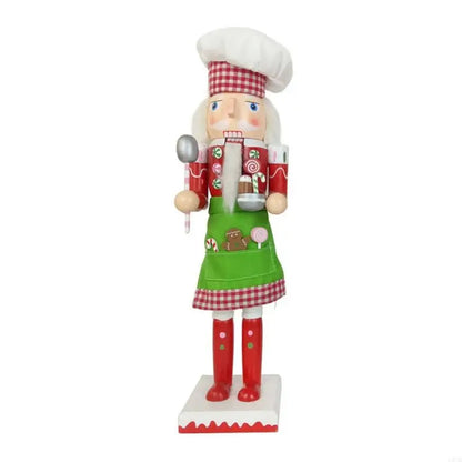 Quebra-nozes Brinquedo De Noz Estatueta De Soldado De Nogueira Chef Noz Centro 38cm