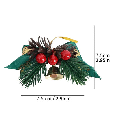 Laços Xadrez 1/5/10/20/30 Peças de Serapilheira de Natal com Sino Laços de Fita Xadrez