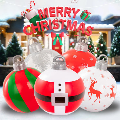 Bola de Natal Inflável, Inflável para Exterior, Bolas Infláveis Decoradas, Decoração e Infláveis