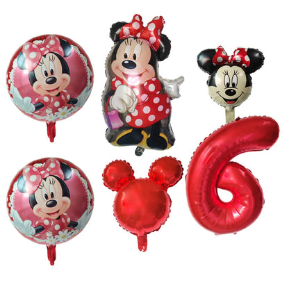 Disney Minnie Mouse Balão de alumínio redondo - (45,7 cm) 1 peça - decoração