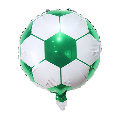 Decorações de Copa do Mundo de balões de futebol, número de balão verde, balão futebol