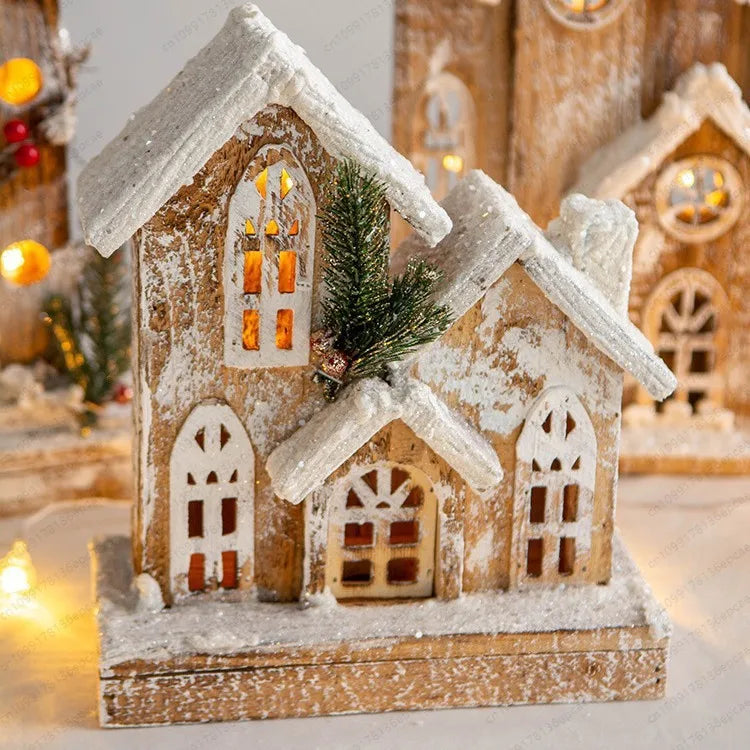 Cerca de Madeira Decoração para Base da Árvore de Natal Decorações Domésticas Natal