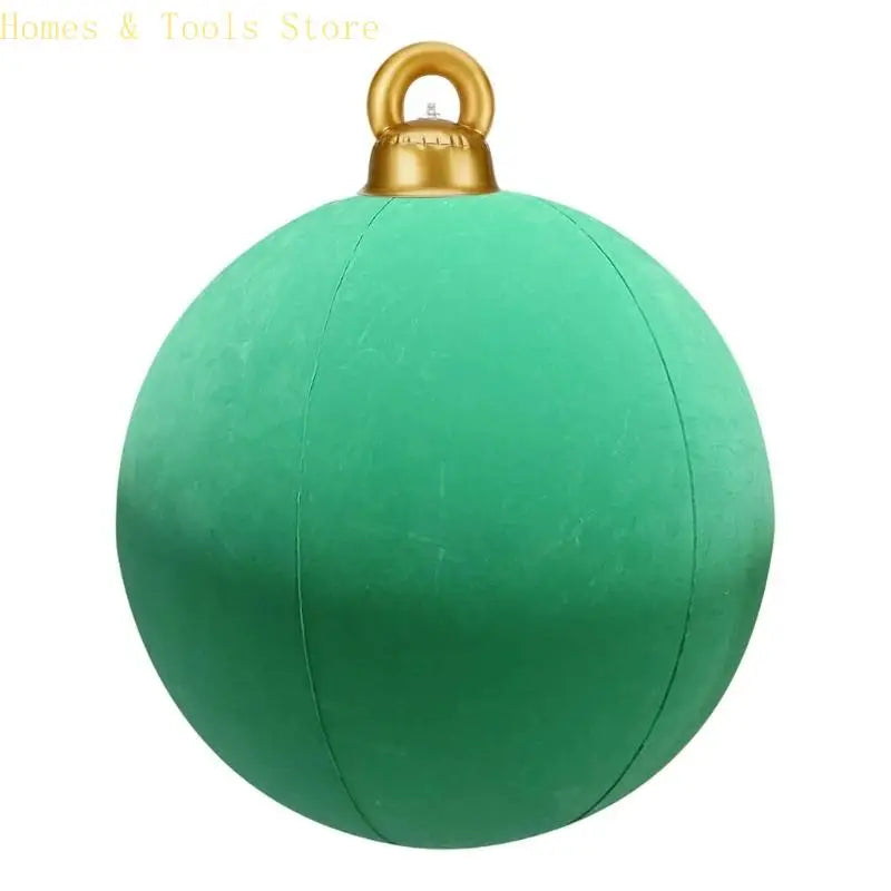 Bola Decorativa de Natal para Shopping Center, Inflável Gigante de Veludo/Flocada