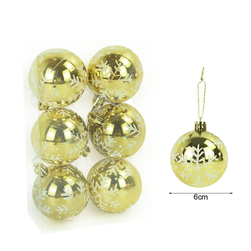Bola de natal glitter Conjunto de 24 peças de decorações de Natal com bolas Natal  bolas