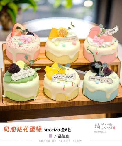 Bolo Fake Modelo De Bolo De Simulação Brinquedos De Adereços De Bolo Modelo de Bolo