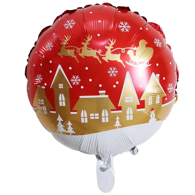 Balão Natal Papai Noel 18' 45 cm pacote 1 unidades