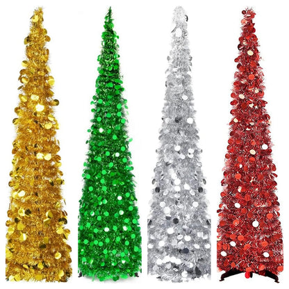Árvore de Natal Artificial Pop-Up de 1.5 Metros Árvore de Natal para Decoração Ambientes
