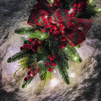 Guirlanda de Natal Belupai, Escadas Em Forma de Lágrima Natal Guirlanda Natal