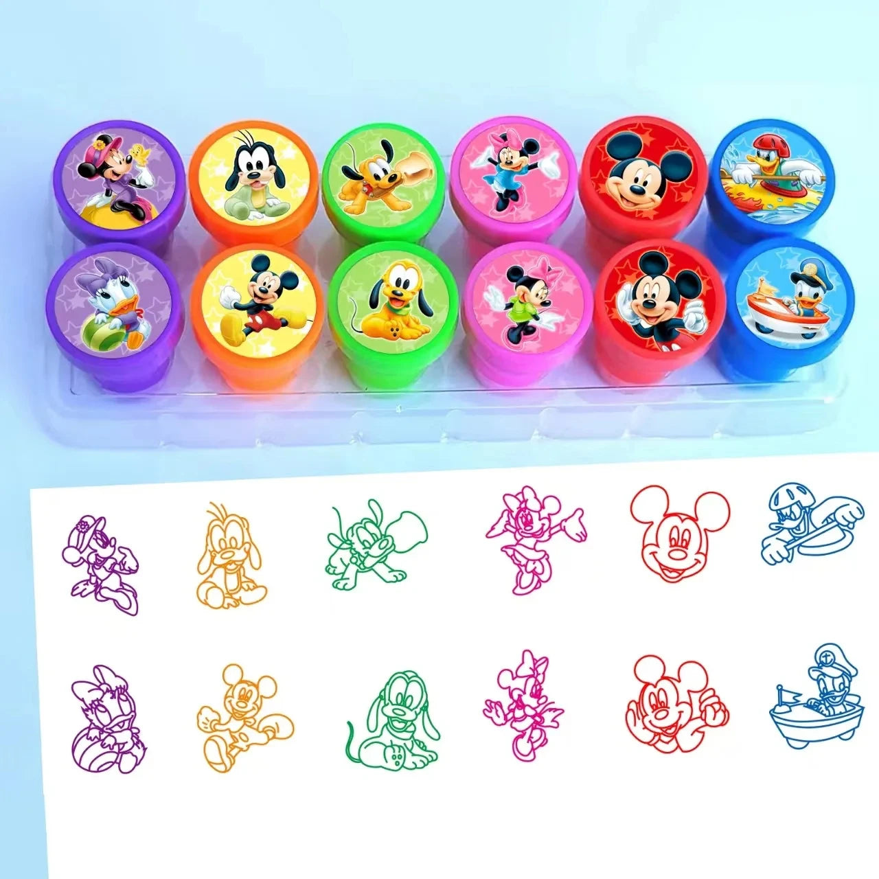 Kit Festa Mickey e Minnie 24 peças Pequeno Lembranças para Festa Mickey e Minnie