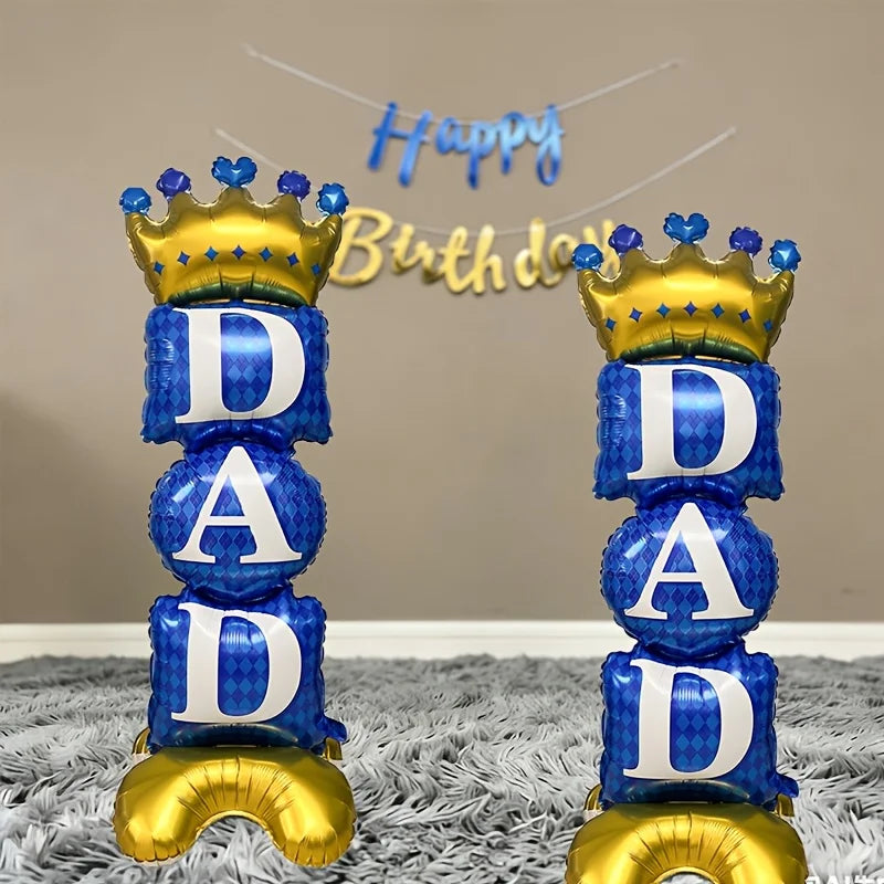 Balão Dia das Mães e Pai Balões metalizados para o aniversário do papai, balões decoração