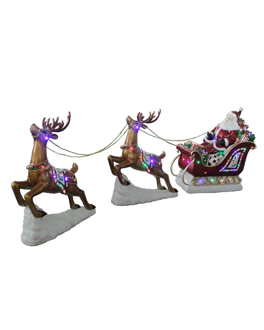 Bonecos do Quebra-Nozes – Estátua Iluminada de Soldado Quebra-Nozes de Natal LED