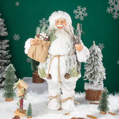 Boneco Papai Noel 60Cm Com Dourado