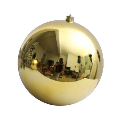 Bola Natal Brilhante para Shopping Center, Bola Decorativa Natal 40cm Brilhante