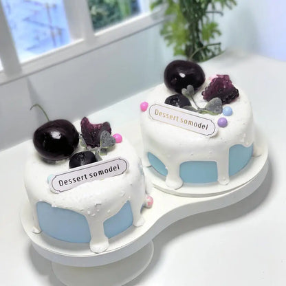 Bolo Fake Modelo De Bolo De Simulação Brinquedos De Adereços De Bolo Modelo de Bolo