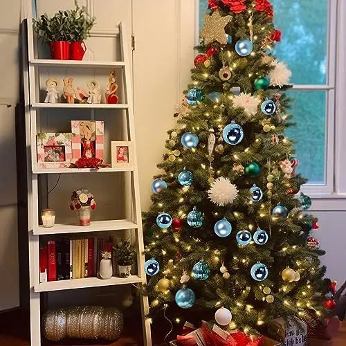 Decoração Para Árvore De Natal, Bolas De Natal Azul