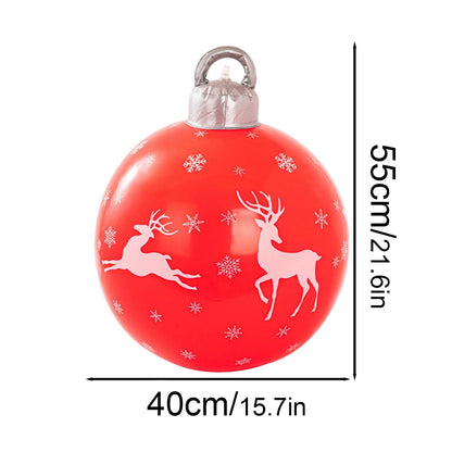 Bola de Natal Inflável, Inflável para Exterior, Bolas Infláveis Decoradas, Decoração e Infláveis