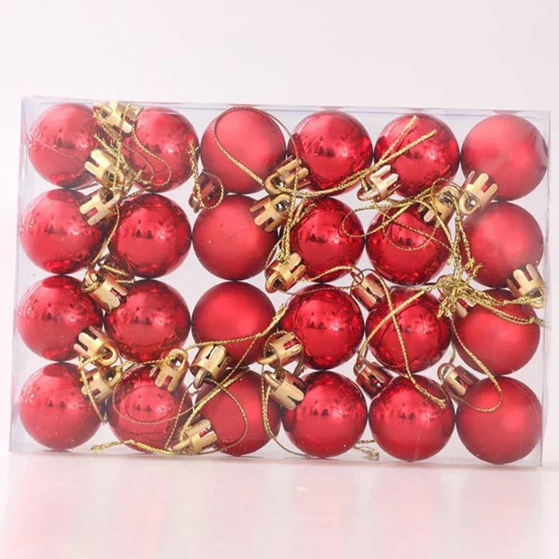 Bolas Penduradas Árvore de Natal 144 Peças Enfeites de Bola de Natal Decoração Enfeites