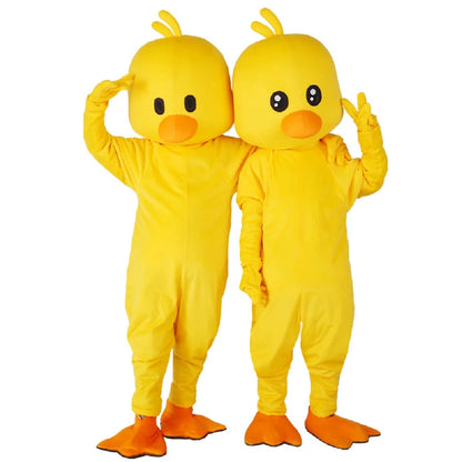 Fantasia Adulto Pintinho Amarelinho Amarela - Terno de Pintinho Amarelo de Corpo Inteiro Adulto