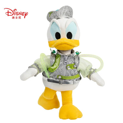 Disney Minnie Mouse Margarida/Pato Donald/Mickey, rosa e preto saia bolinhas pelúcia