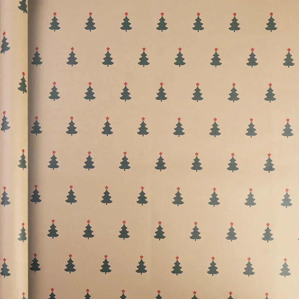 Papel Kraft de Elementos de Natal/de Embrulho de Caixa de Presente Suprimentos Festas
