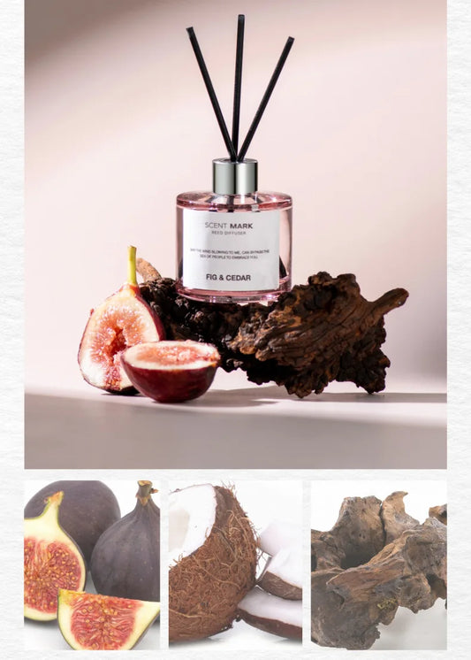 Difusor de aromas, 50 ml, Conjunto de difusores de palhetas, Rose difusor de fragrância