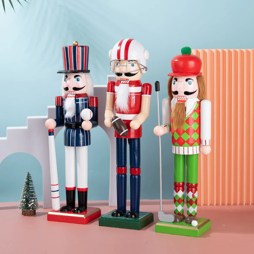 Soldado Quebra-nozes Brinquedo Fantoche De Figura De Árvore De Natal