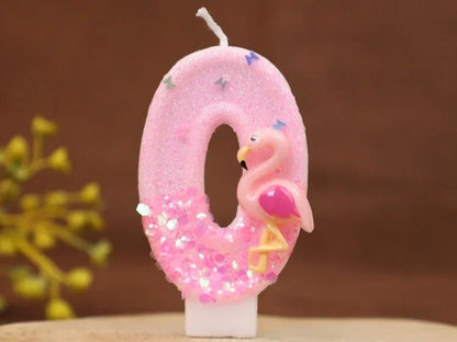 Velas de aniversário, velas numéricas para bolos de aniversário com borboleta e velas