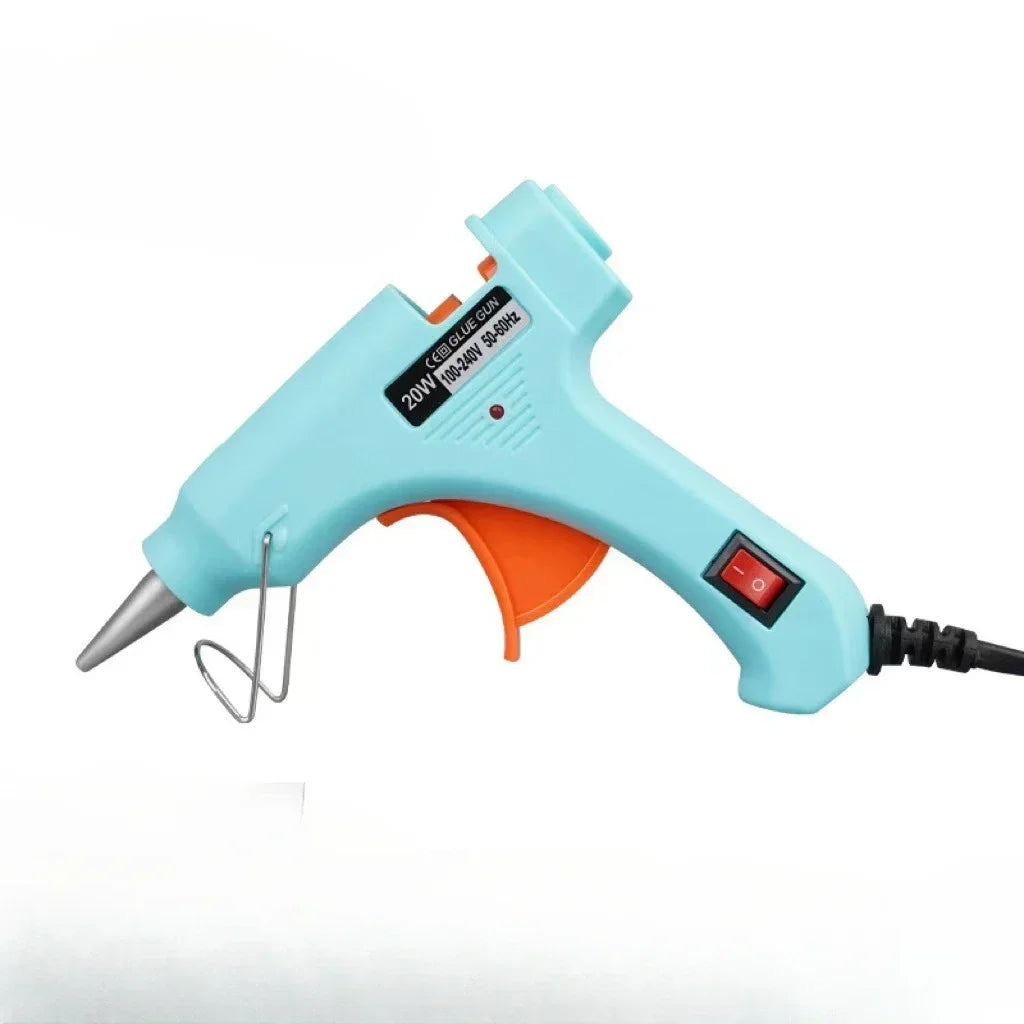 Pistola Aplicador De Cola Quente Bivolt Artesanato Pistola de cola quente portátil de 20W