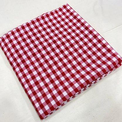 Estampado Festa Junina Xadrez Vermelho Caipira 100cm X 250cm