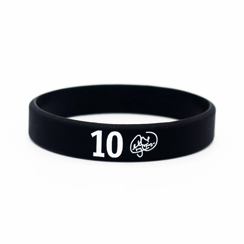 Pulseira de Copa do Mundo Pulseira esportiva silicone futebol futebol motivacional fitness