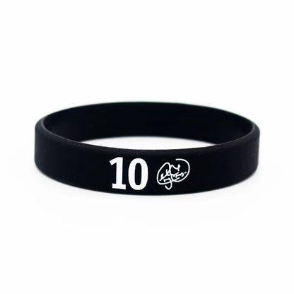 Pulseira de Copa do Mundo Pulseira esportiva silicone futebol futebol motivacional fitness