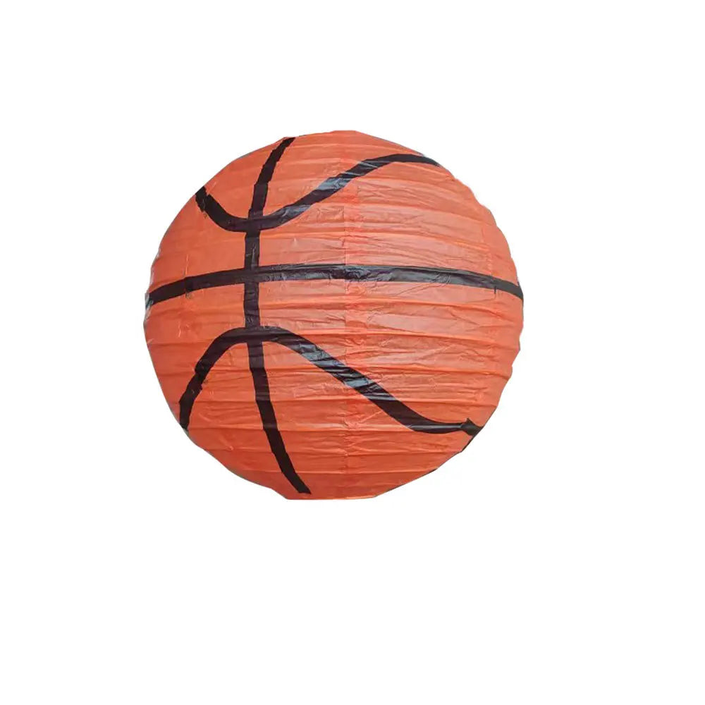 Bola basquete futebol esporte Lote 5 peças diâmetro 8 polegada 20cm papel decorativo