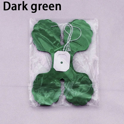 Folhas trevo papel Lindo Carnaval chá de bebê trevo de quatro folhas guirlandas de papel