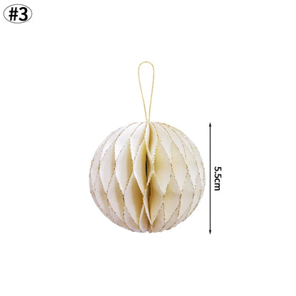 Árvores de Natal de papel, Árvore de papel de favo de mel de Natal Enfeite de árvore papel