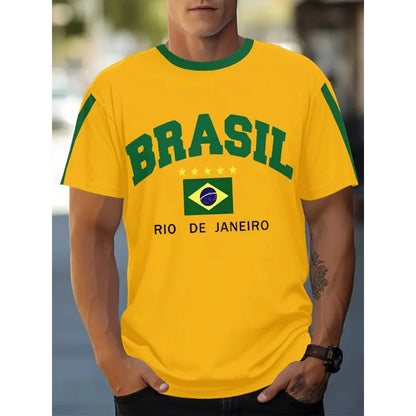 Camisa de Futebol Copa do Mundo para Homens e Mulheres 10 Pele Brasil Adulto Futebol
