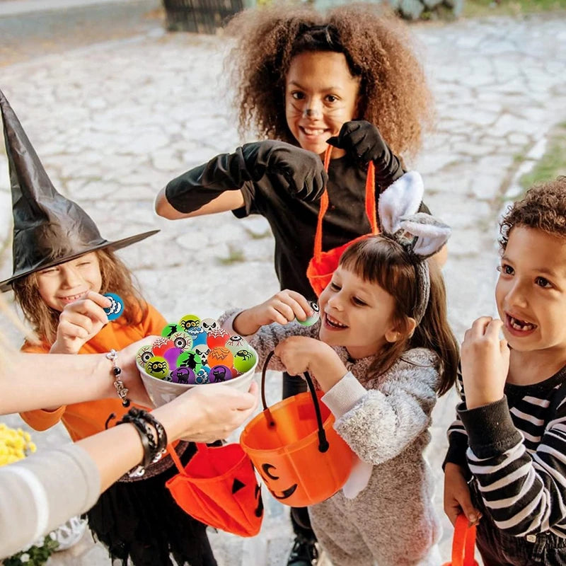 Bolas Gel brilhantes no escuro, 8 modelos bolas Gel com tema de Halloween festas