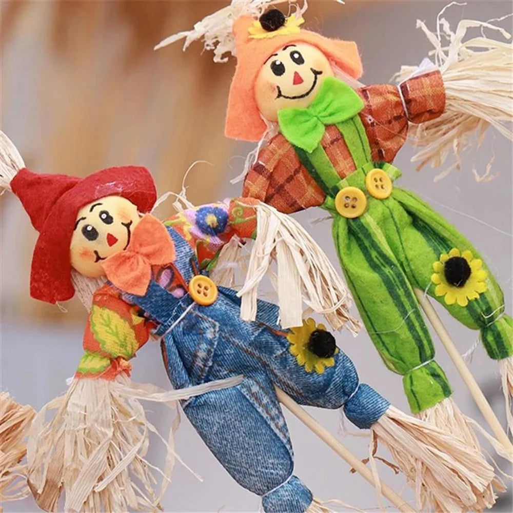 Boneco Palito Espantalho Para Enfeite De Jardim De Festa Junina