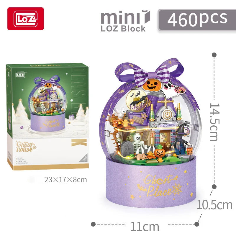 Globo De Neve De Natal, Estatueta De Casa De Vila