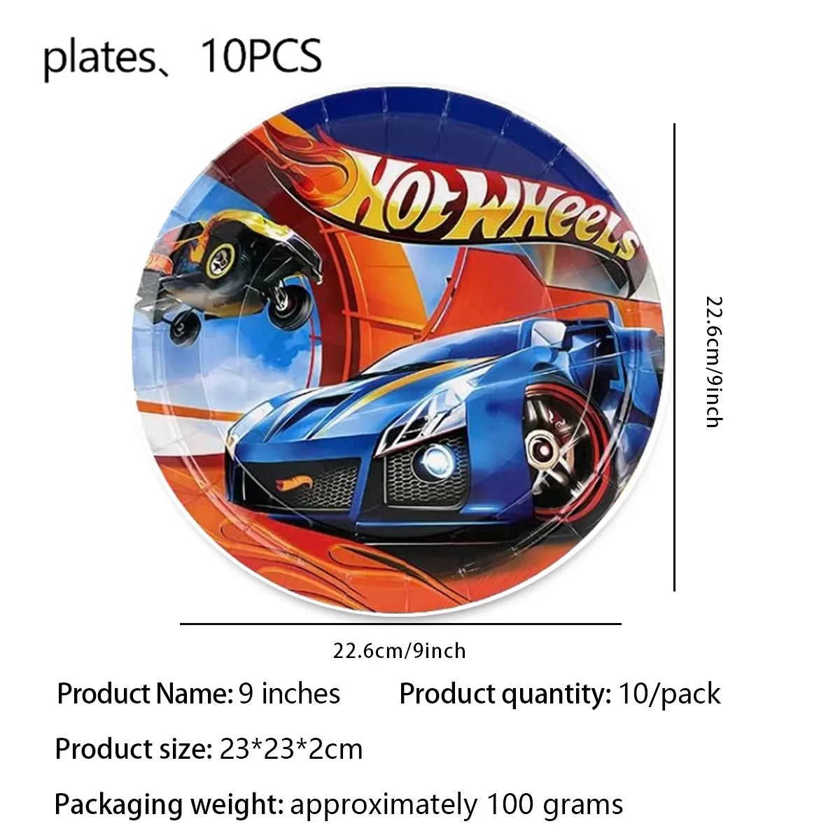 Kit Festa Hot Wheels Conjunto de decoração para festa de aniversário com toalha de mesa
