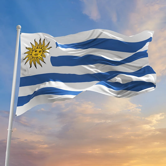 Bandeira Uruguai Poliéster 150x90 cm Poliéster Copa do Mundo
