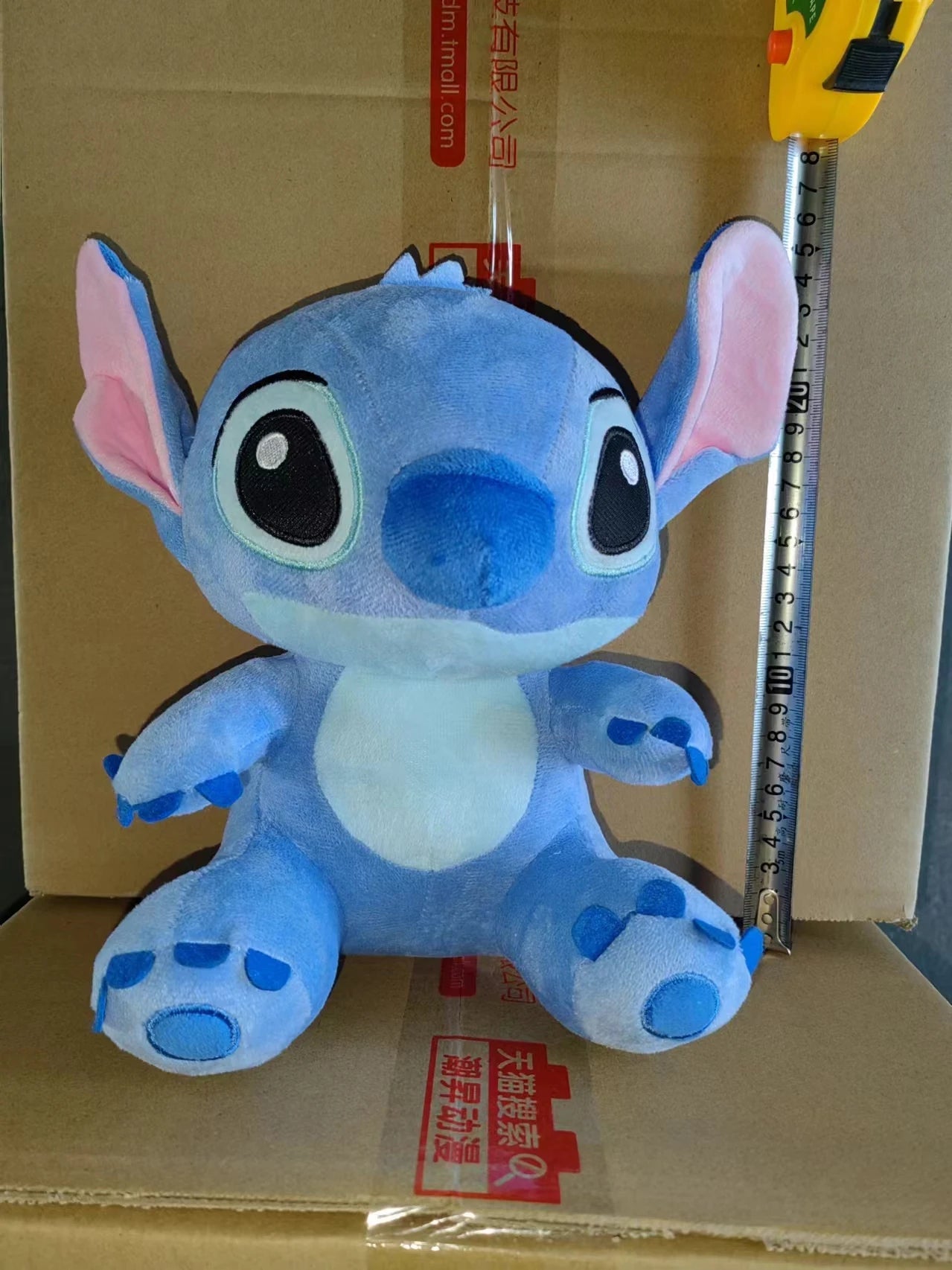 Hot Disney Cartoon Azul Rosa Stitch Plush Dolls Anime Toys Lilo e Stitch Stich