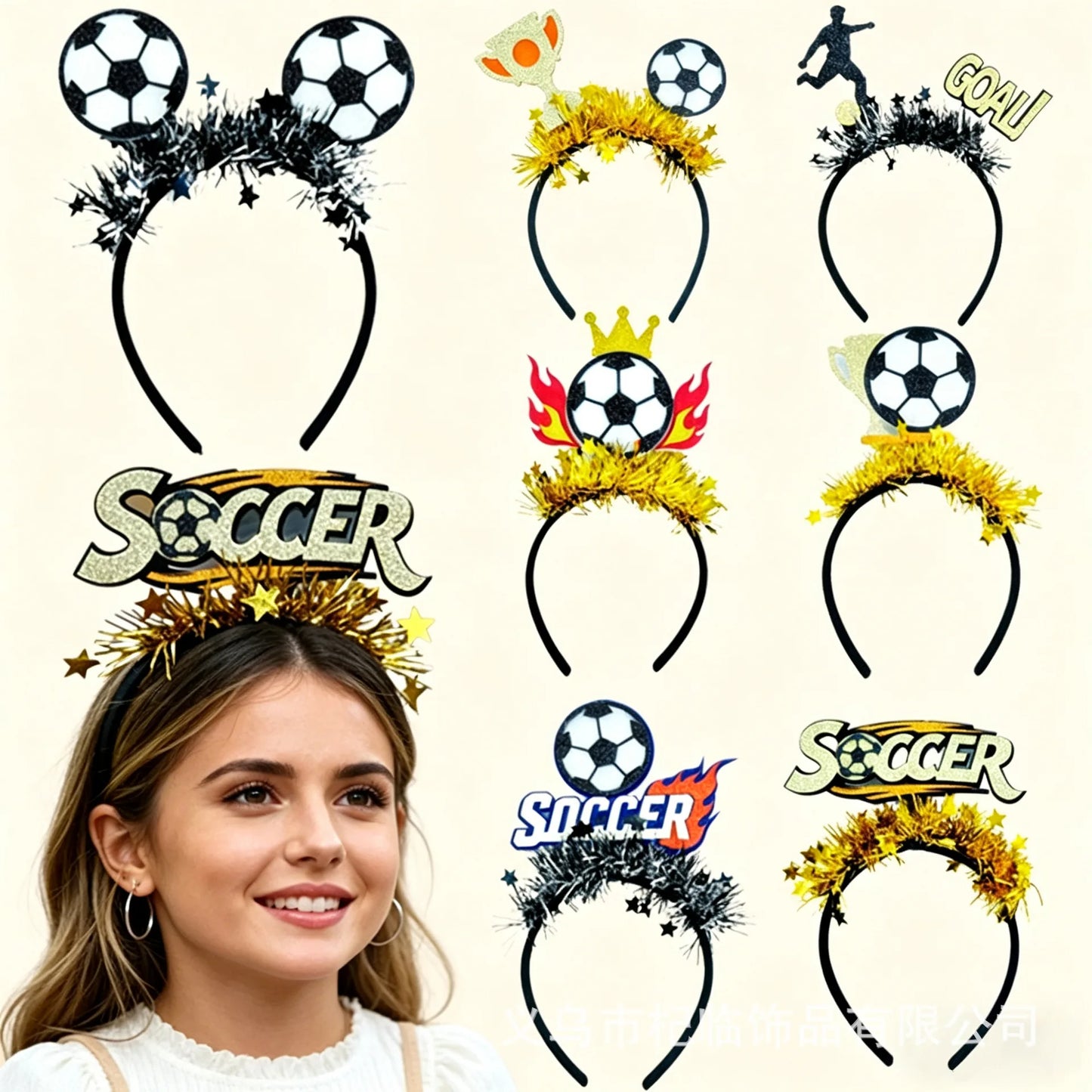 Tiara e Faixa Copa do Mundo Brasil Acessórios De Cabelo Para A Copa Do Mundo