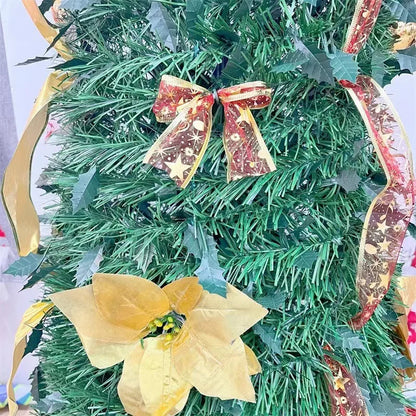 Árvore de Natal Premium Com Enfeites e Pisca Pisca de 1.8m/47 Polegadas 400 Galhos