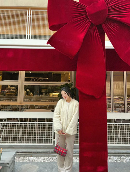 Laço gigante para inauguração